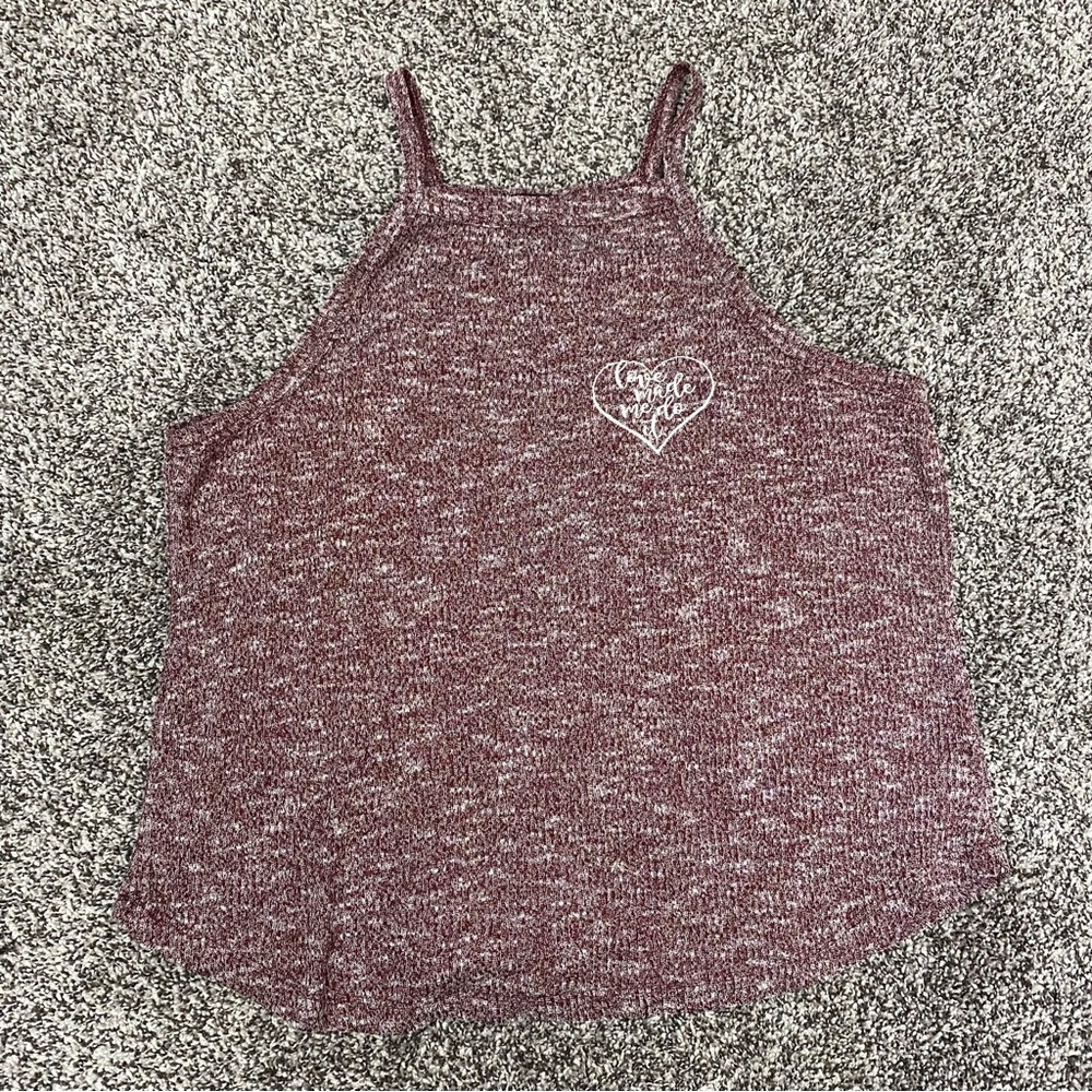 Rue21 Purple Halter Neck Tank top Woman's Size XL